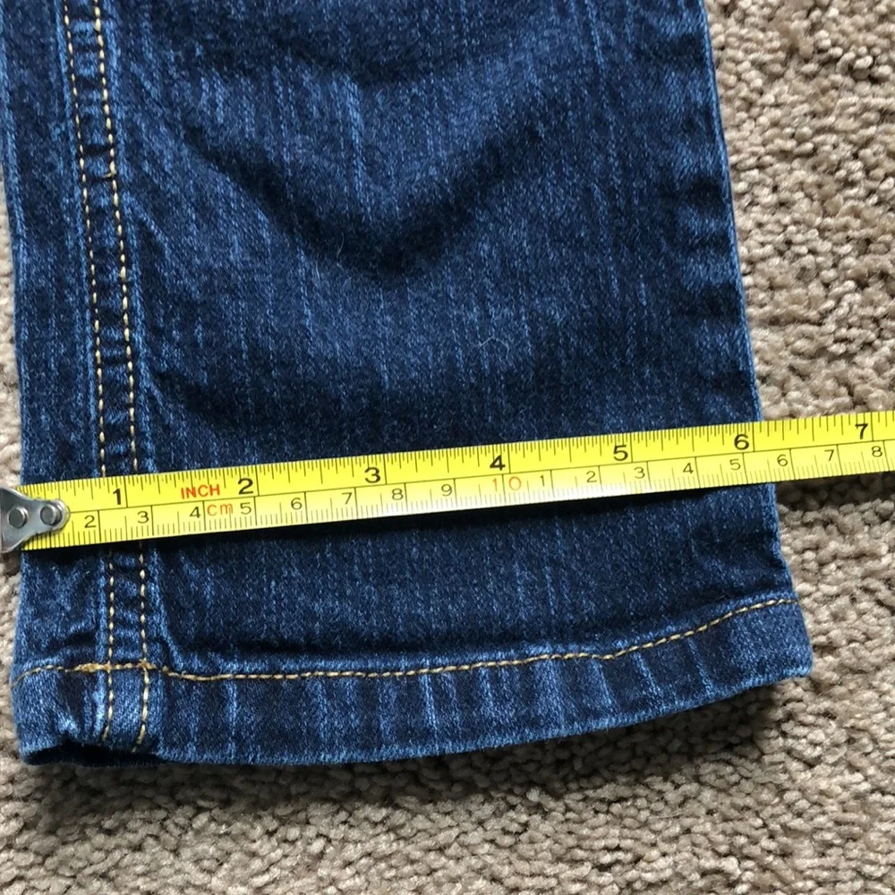 Children's Place Jeans Girls Size 12 Denim Blue Skinny Straight‎ Stretch